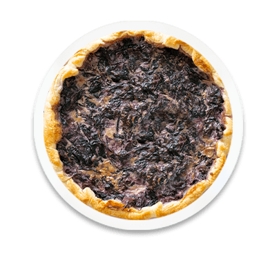 torta salata radicchio e stracchino