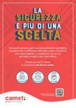 LA SICUREZZA E' PIU' DI UNA SCELTA: scarica e appendi all’interno del tuo locale la locandina dedicata alla campagna sulla prevenzione da covid-19.